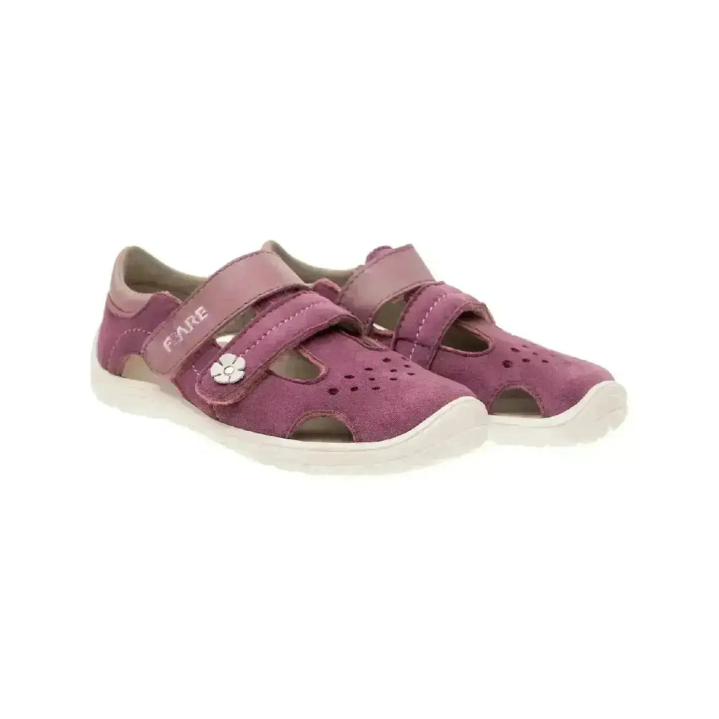 Fare Bare Kids - Summer Shoes Pink B5564491 - Sandalias deportivas lona barefoot infantiles rosa