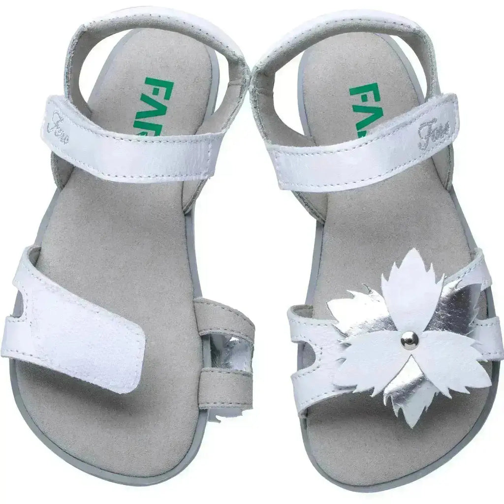 Fare Bare Kids - Summer Shoes White - Sandalias barefoot infantiles blancas
