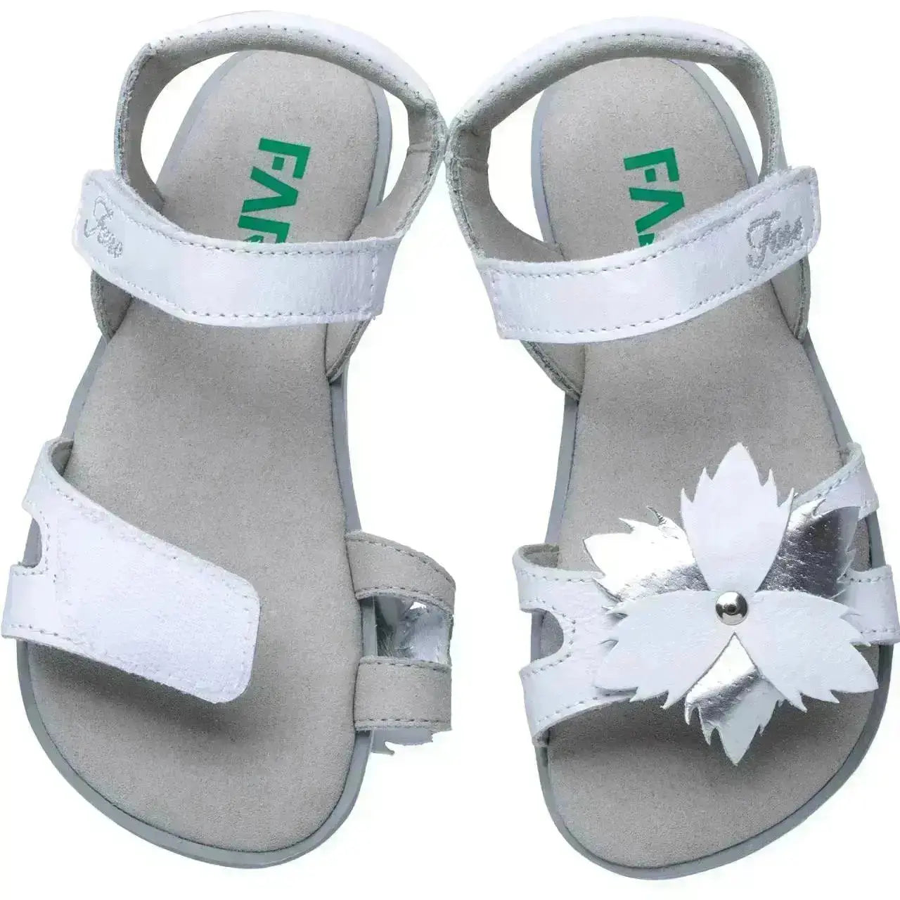 Fare Bare Kids - Summer Shoes White - Sandalias barefoot infantiles blancas