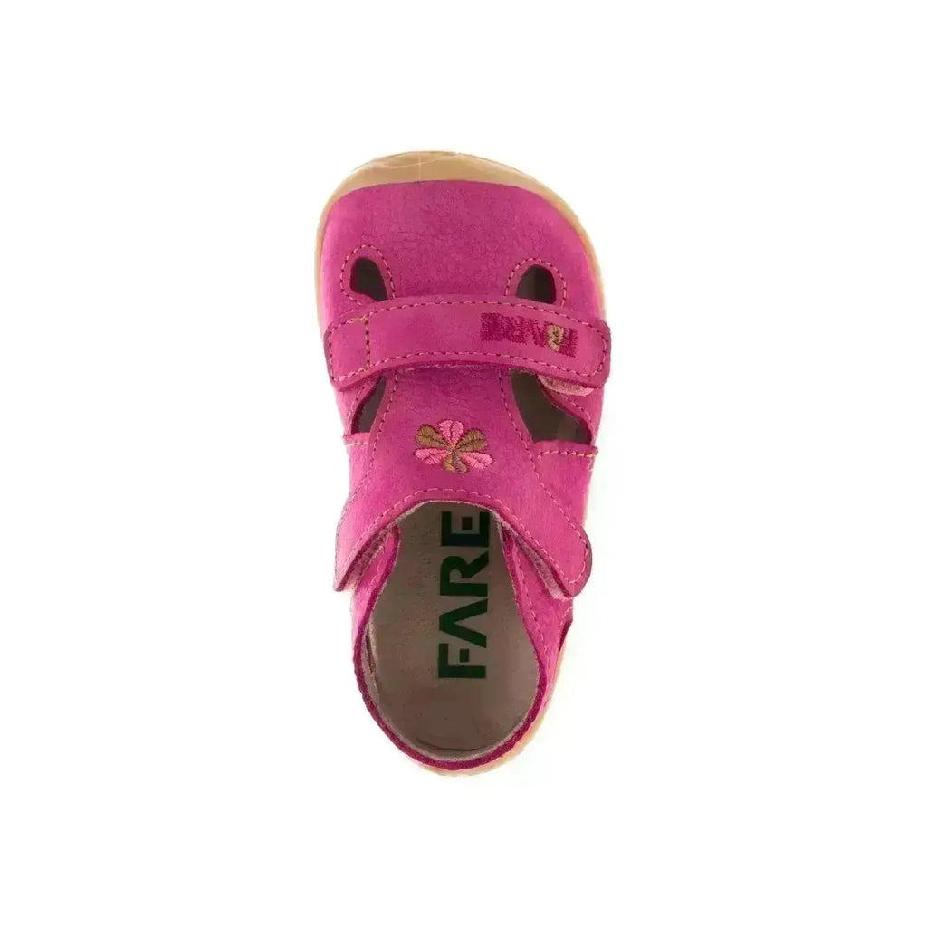 Fare Bare - Primeros pasos Fucsia - Sandalias respetuosas para primeros pasos