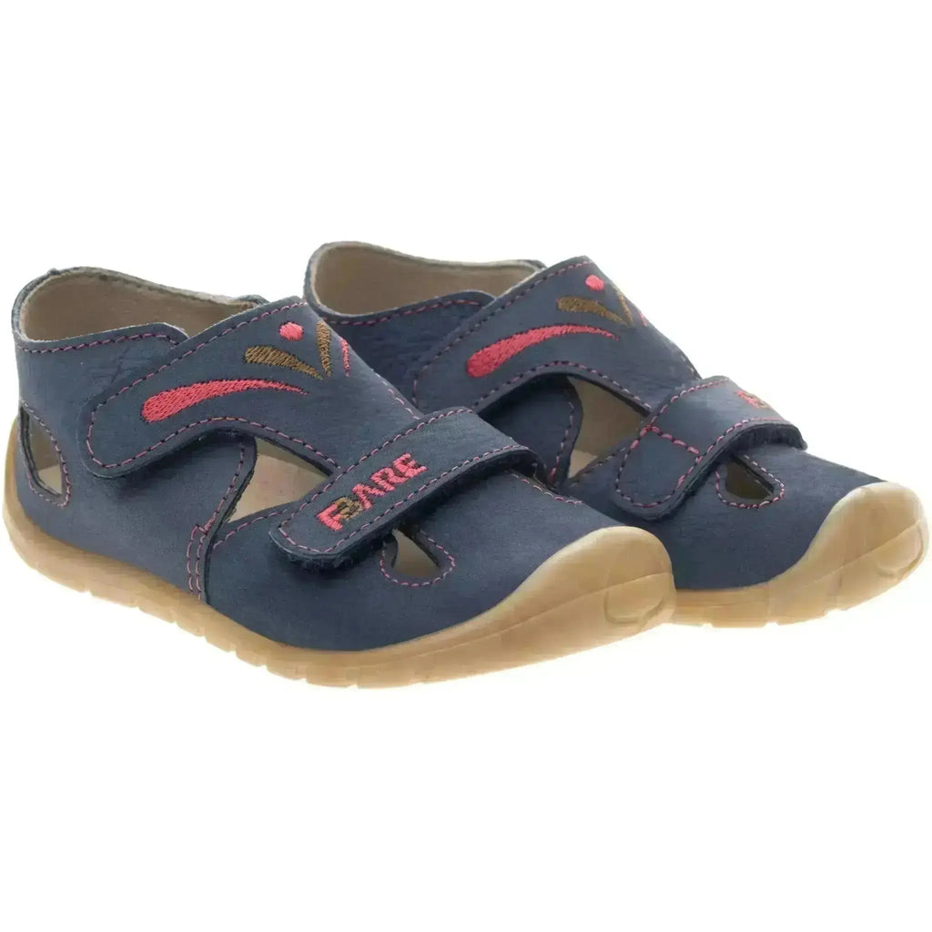 Fare Bare - Primeros pasos Navy - Sandalias respetuosas para primeros pasos azul marino