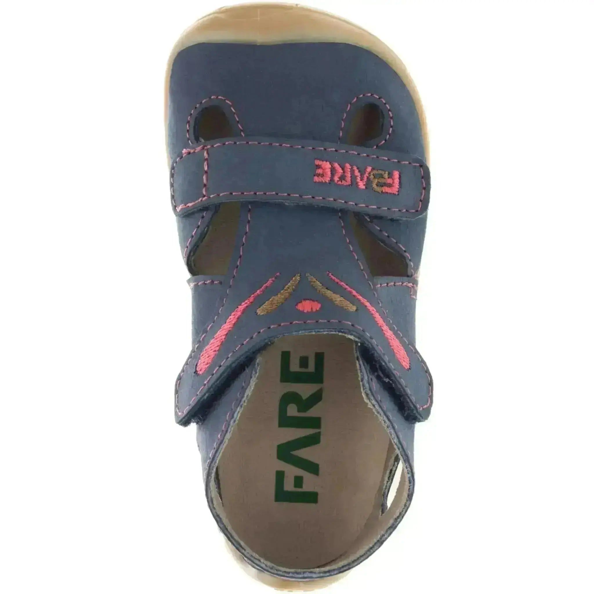 Fare Bare - Primeros pasos Navy - Sandalias respetuosas para primeros pasos azul marino