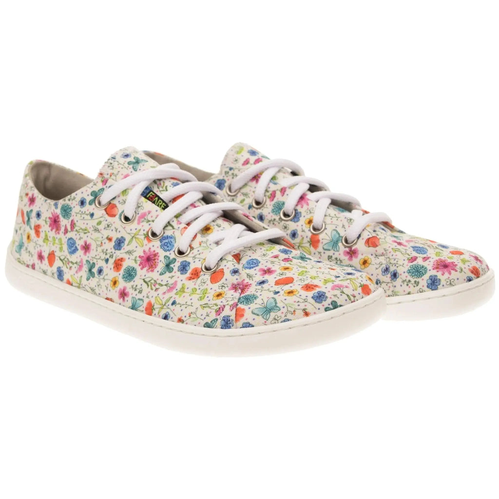 Fare Bare Sicilky Flowers - Lonetas barefoot para mujer con estampado de flores