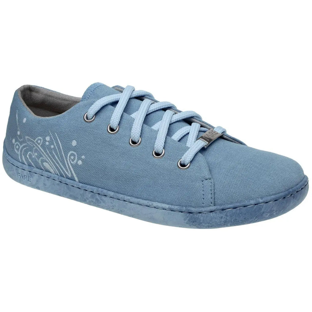 Fare Bare Sicilky Fundasty Blue - Chaussures barefoot bleues pour femme