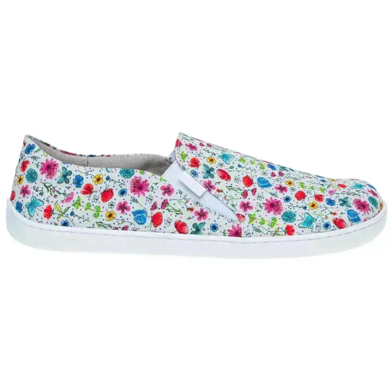 Fare Bare - Slip-On Flowers B5762452 - zapatillas sin cordones barefoot para mujer con estampado de flores