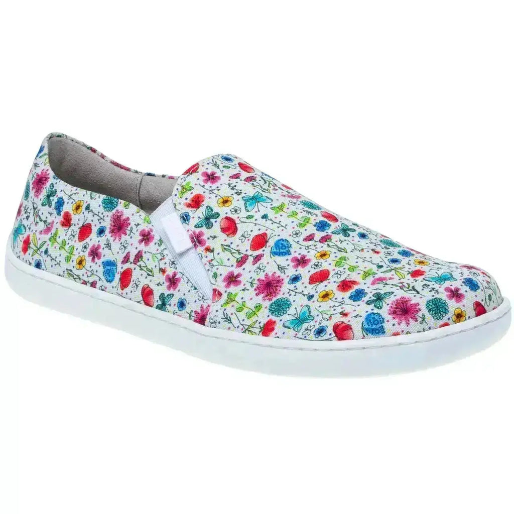 Fare Bare - Slip-On Flowers B5762452 - zapatillas sin cordones barefoot para mujer con estampado de flores