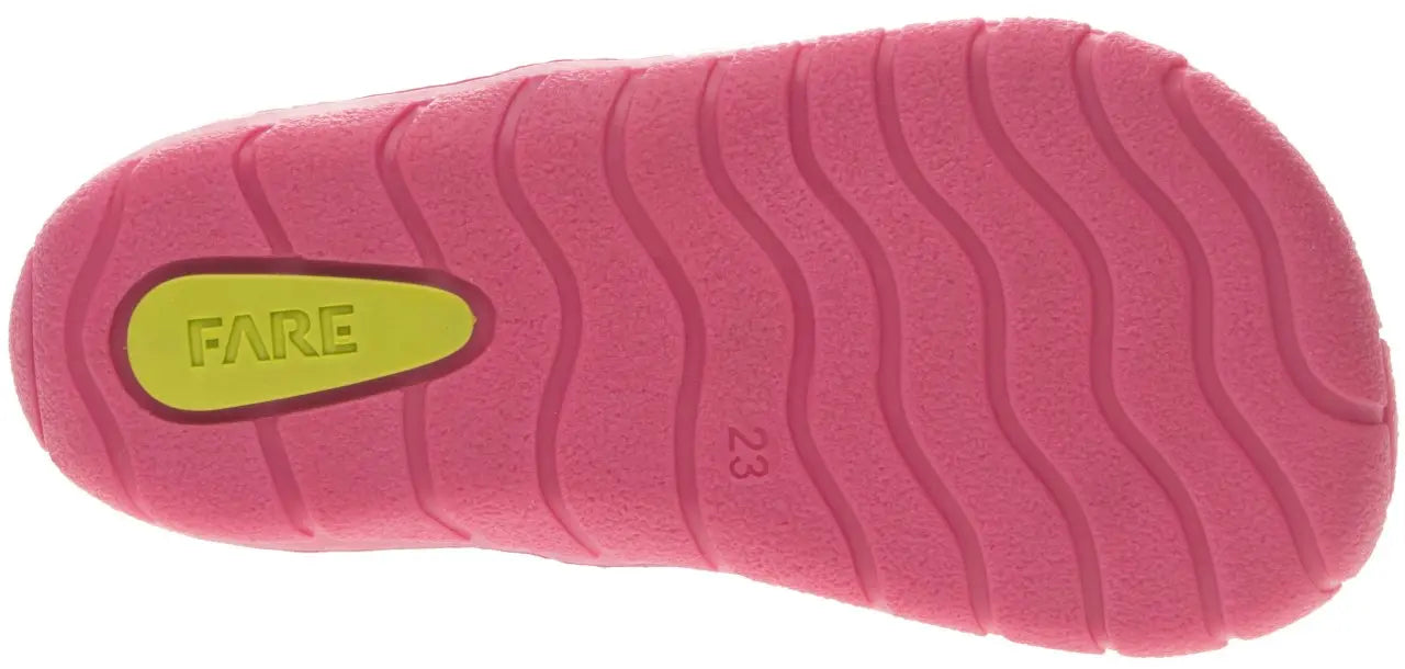 Fare Bare Slippers Grey Unicorns - Zapatillas de casa barefoot infantiles grises con estampado de unicornios  Cacles Barefoot