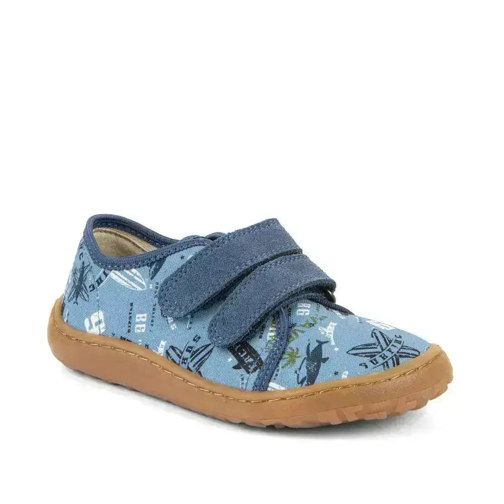 Froddo Barefoot - Barefoot Canvas Beach - Lonetas barefoot infantiles azules playa