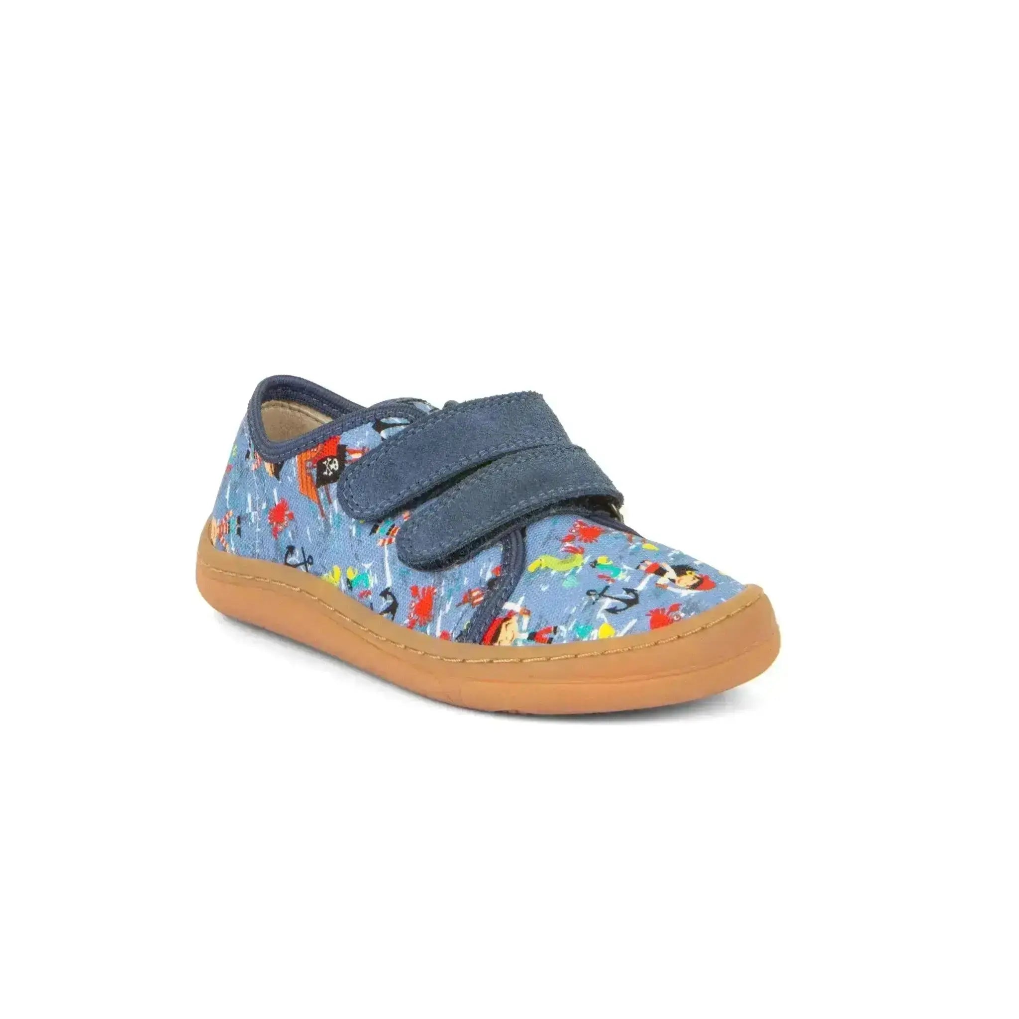 Froddo Barefoot - Barefoot Canvas Pirates - Lonetas barefoot infantiles azul piratas
