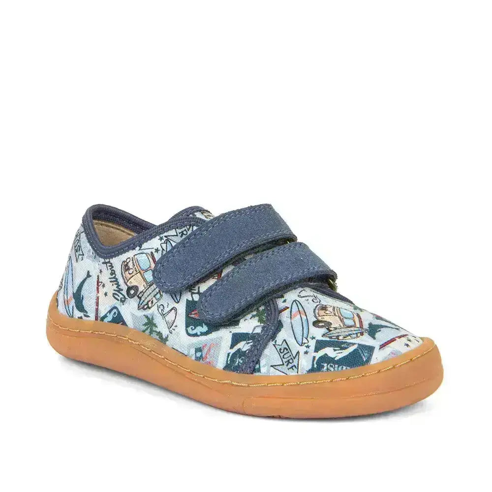 Froddo Barefoot - Barefoot Canvas Surf - Lonetas barefoot infantiles azul surf