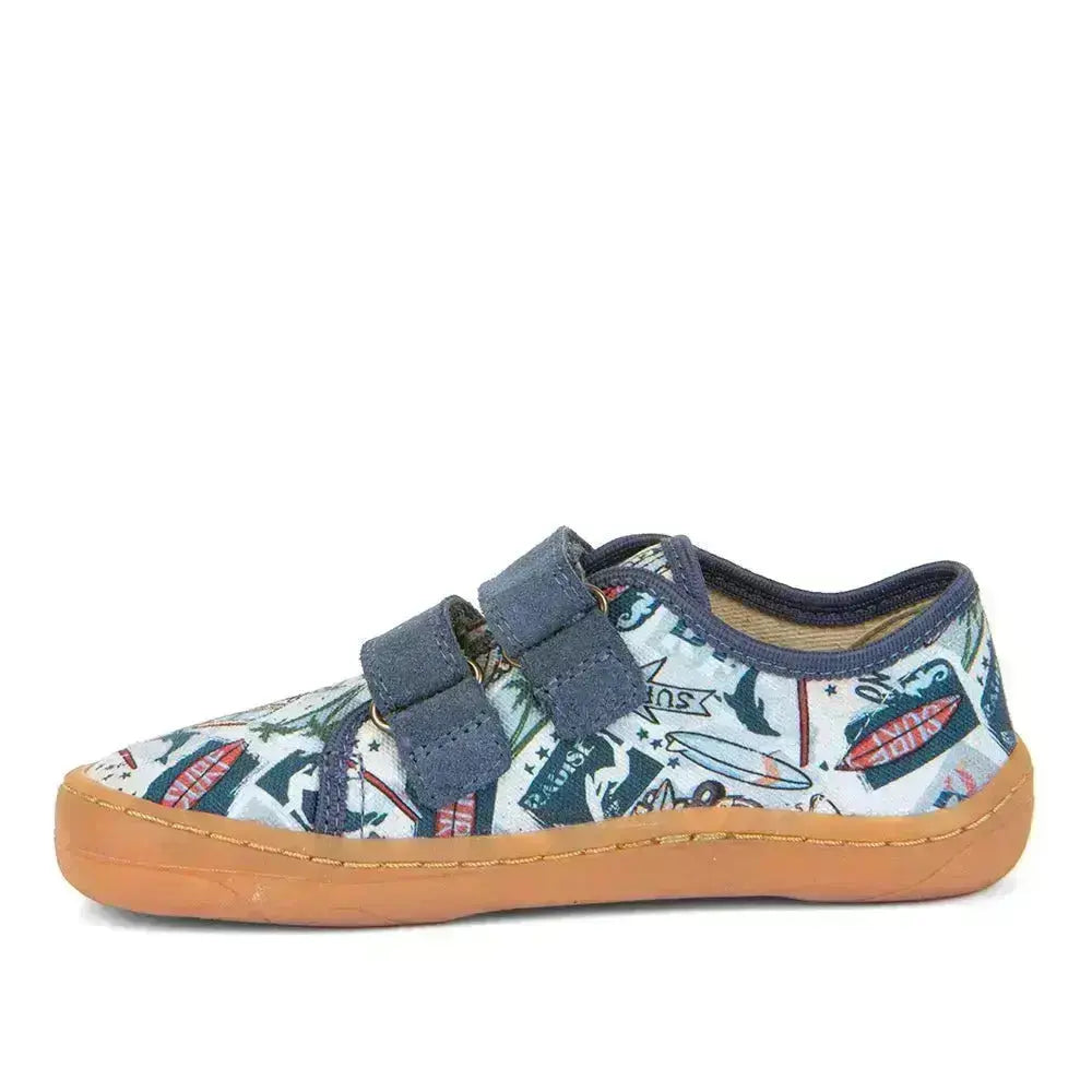Froddo Barefoot - Barefoot Canvas Surf - Lonetas barefoot infantiles azul surf