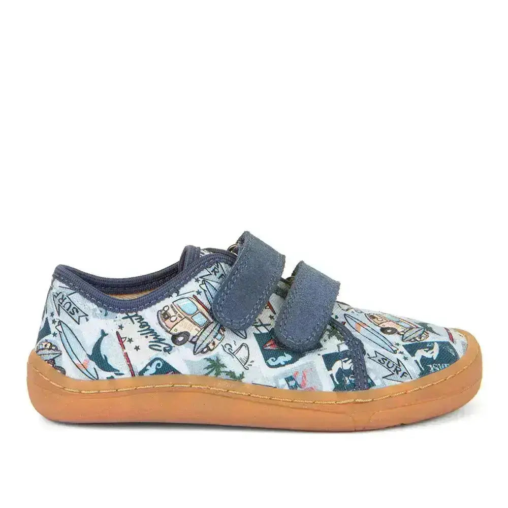 Froddo Barefoot - Barefoot Canvas Surf - Lonetas barefoot infantiles azul surf