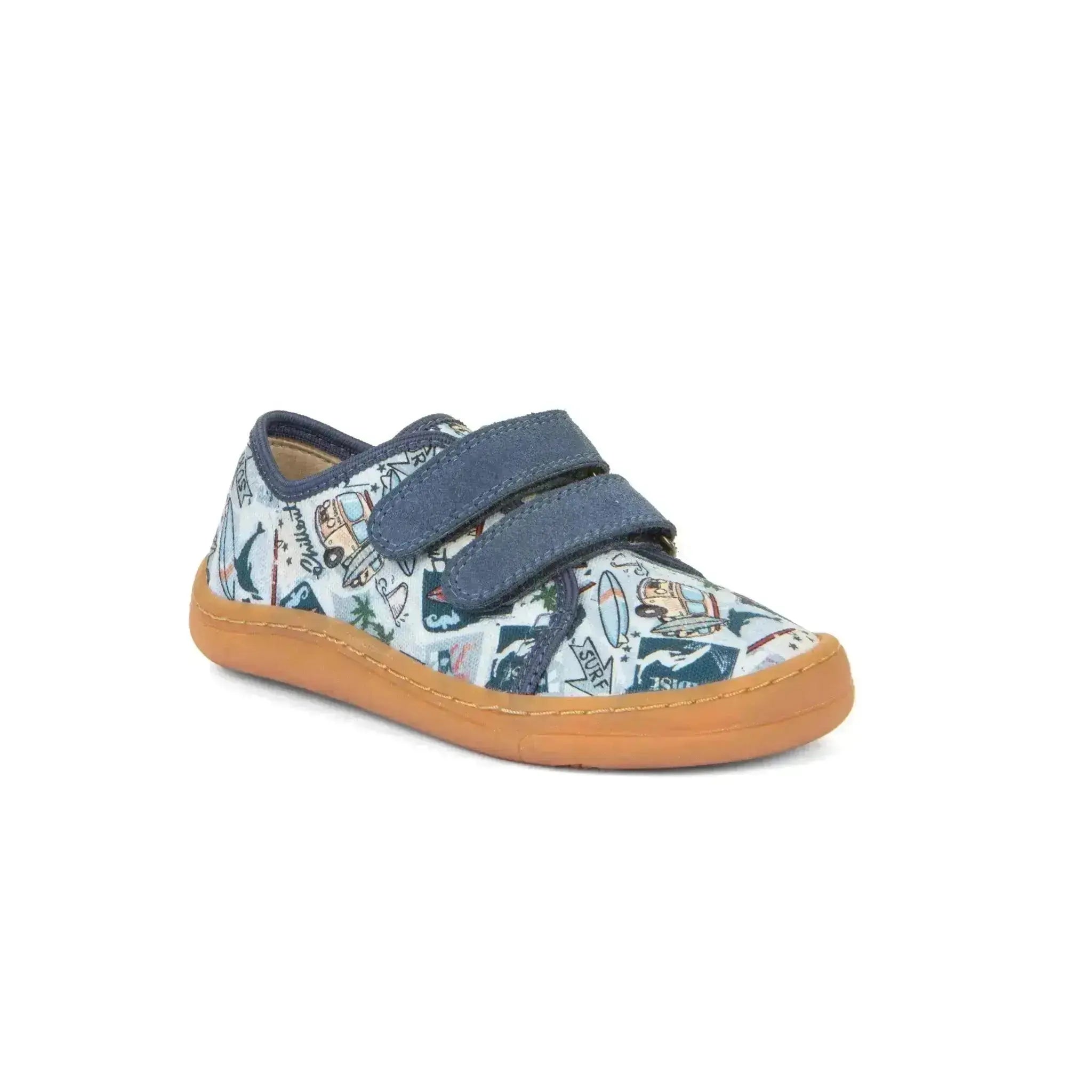 Froddo Barefoot - Barefoot Canvas Surf - Lonetas barefoot infantiles azul surf