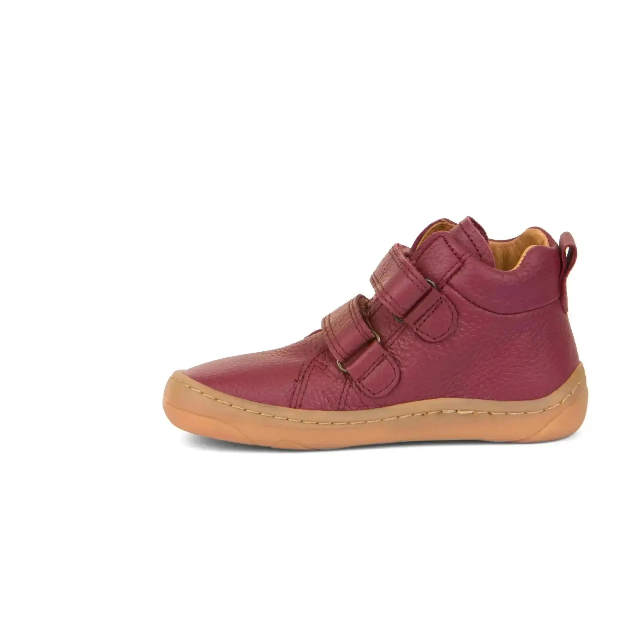 Froddo Barefoot - Bordeaux - Botines barefoot infantiles de cuero repelentes a la humedad burdeos