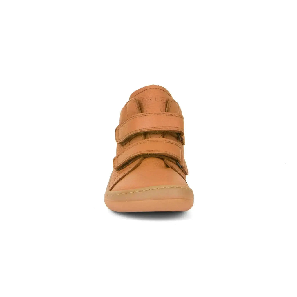 Froddo Barefoot - Cognac - Botines barefoot infantiles de cuero repelentes a la humedad marrones
