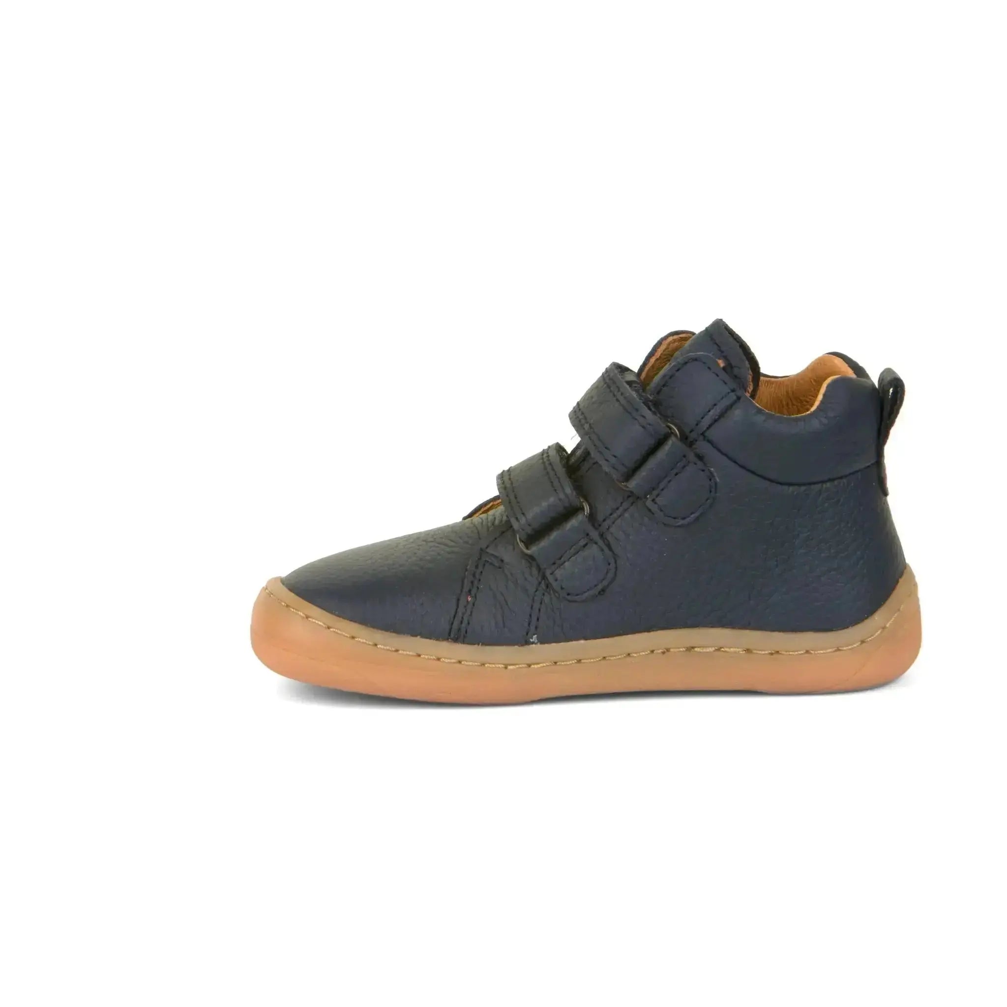 Froddo Barefoot - Dark Blue - Botines barefoot infantiles de cuero repelentes a la humedad azul marino