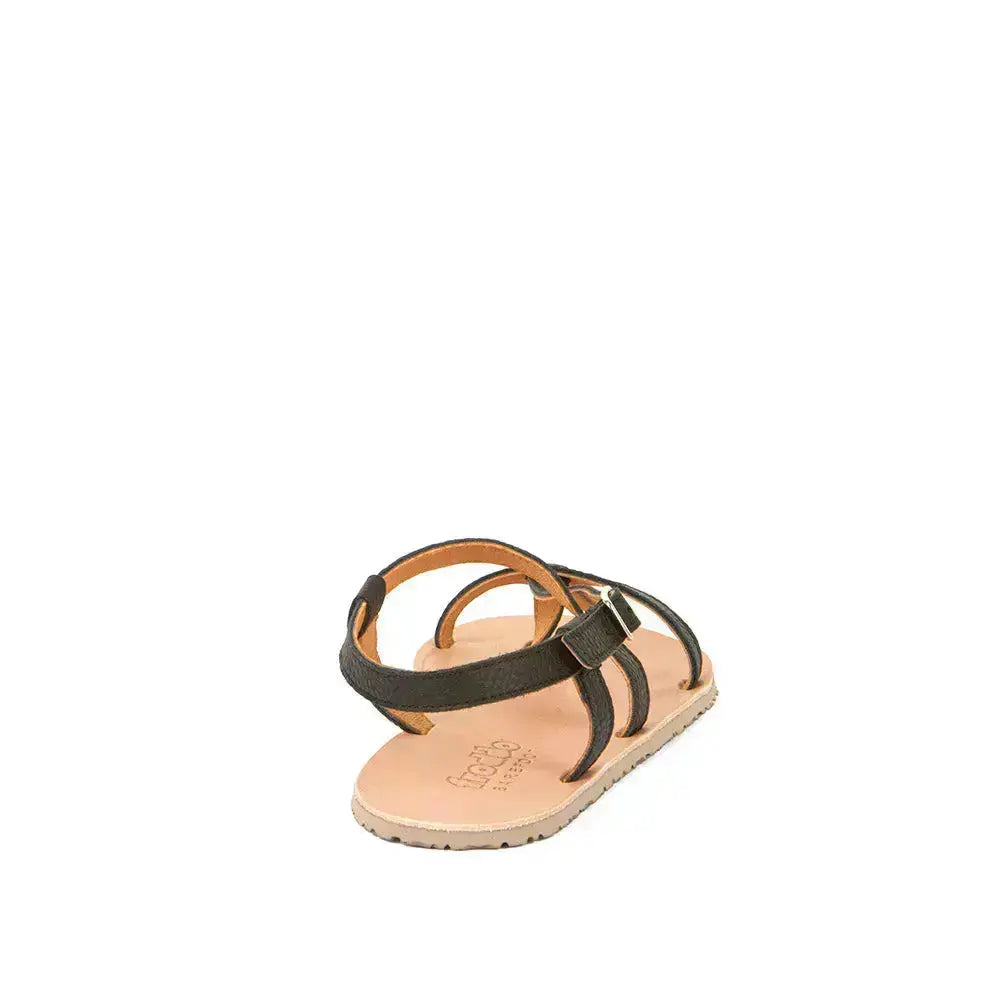 Froddo Barefoot - Flexy W Black - Sandalias barefoot de dedo negras para mujer