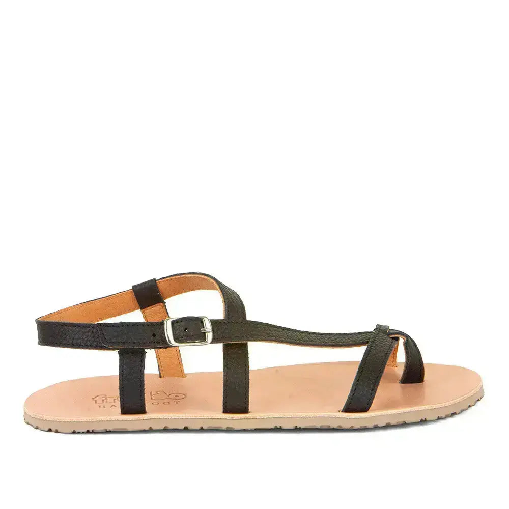 Froddo Barefoot - Sandales Flexy W Noir - Sandales respectueuses pour orteils