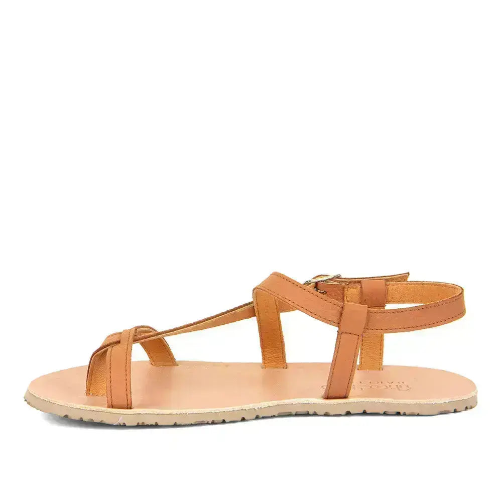 Froddo Barefoot - Sandales Flexy W Cognac - Sandales respectueuses pour orteils
