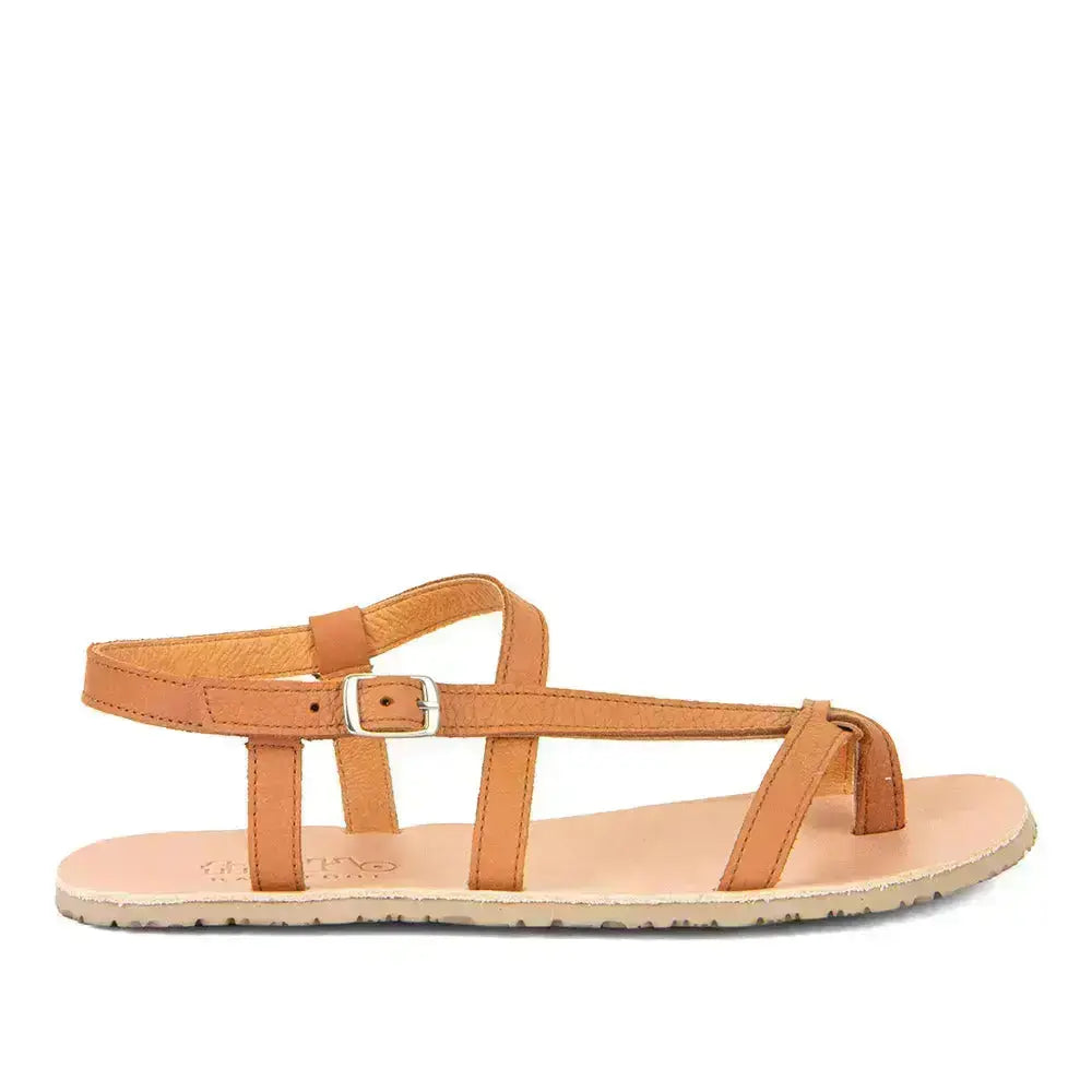 Froddo Barefoot - Sandales Flexy W Cognac - Sandales respectueuses pour orteils
