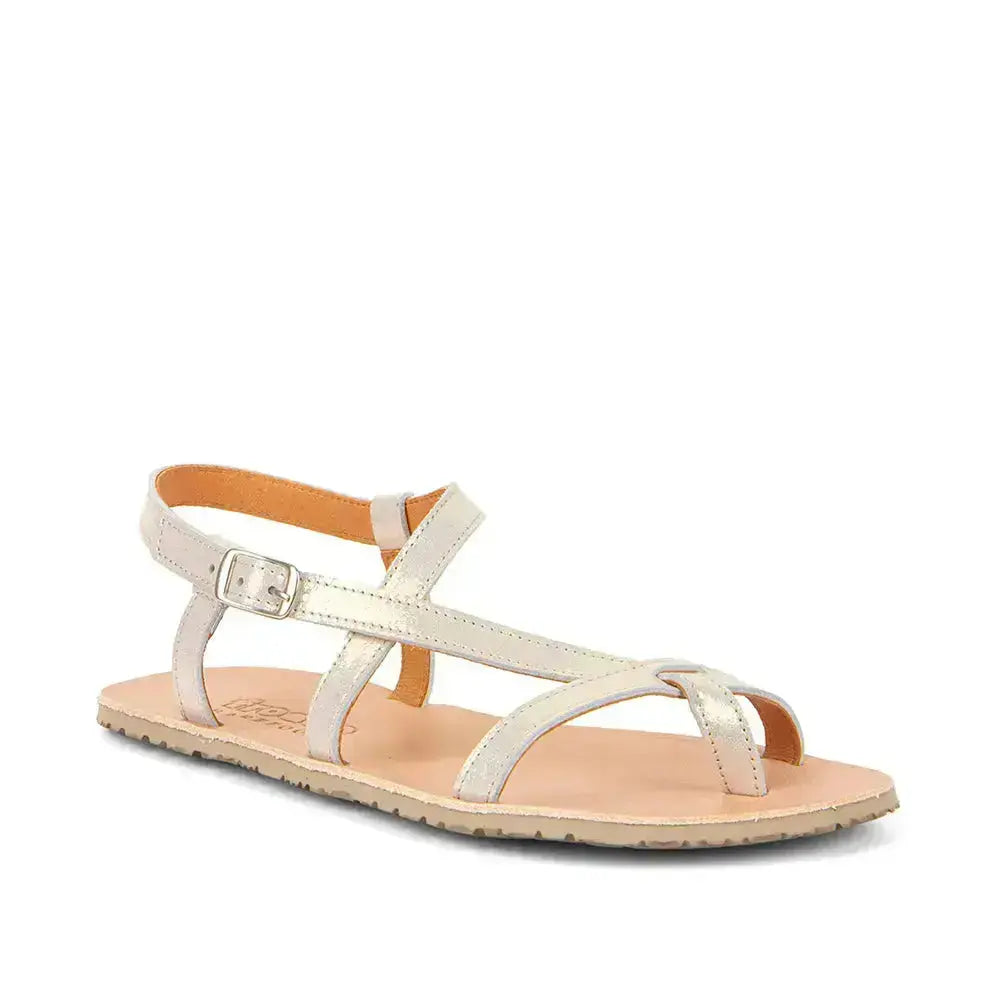 Froddo Barefoot - Sandales Flexy W Gold Shine - Sandales respectueuses pour orteils