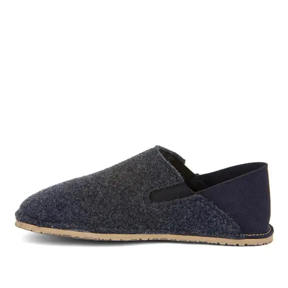 Froddo Barefoot - Chaussures d'intérieur Wooly Bleu Foncé - Chaussures barefoot