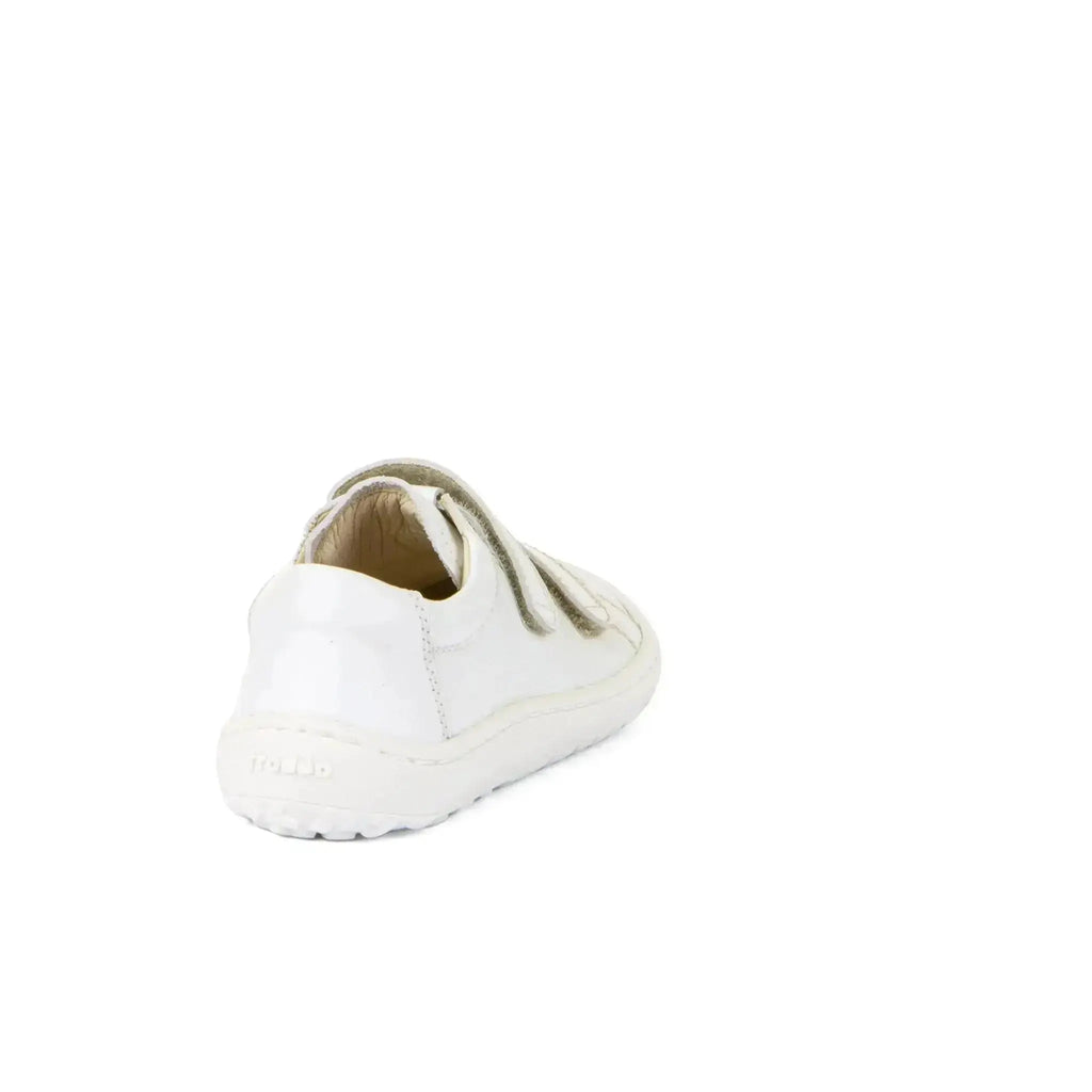 Froddo Barefoot - Zapatillas barefoot colegiales infantiles blancas