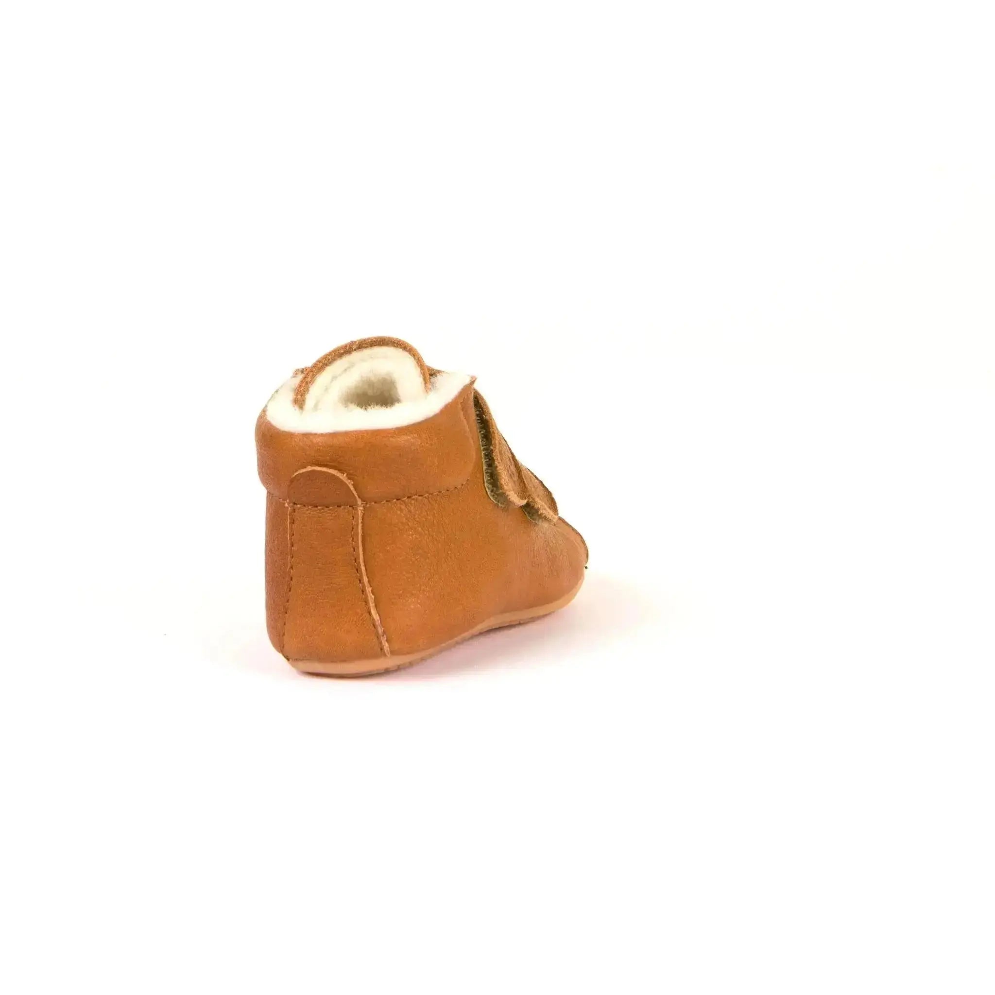 Froddo Prewalkers - Cognac - Botitas respetuosas de primeros pasos marrones con borreguito