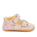 Froddo Prewalkers - Sandalias respetuosas para primeros pasos Rosa Topos