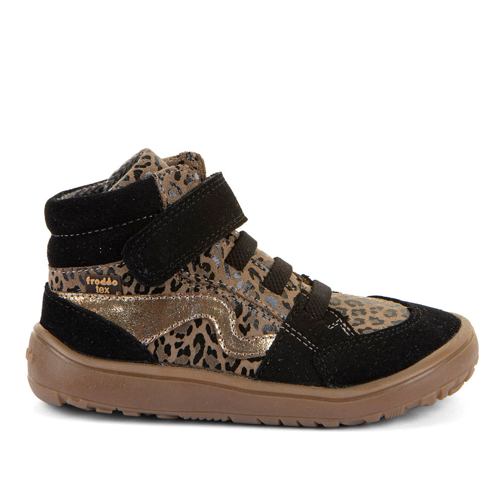 Froddo Barefoot Tex Go Beige+ - Botines barefoot otoñales resistentes al agua