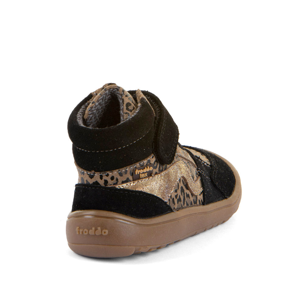 Froddo Barefoot Tex Go Beige+ - Botines barefoot otoñales resistentes al agua