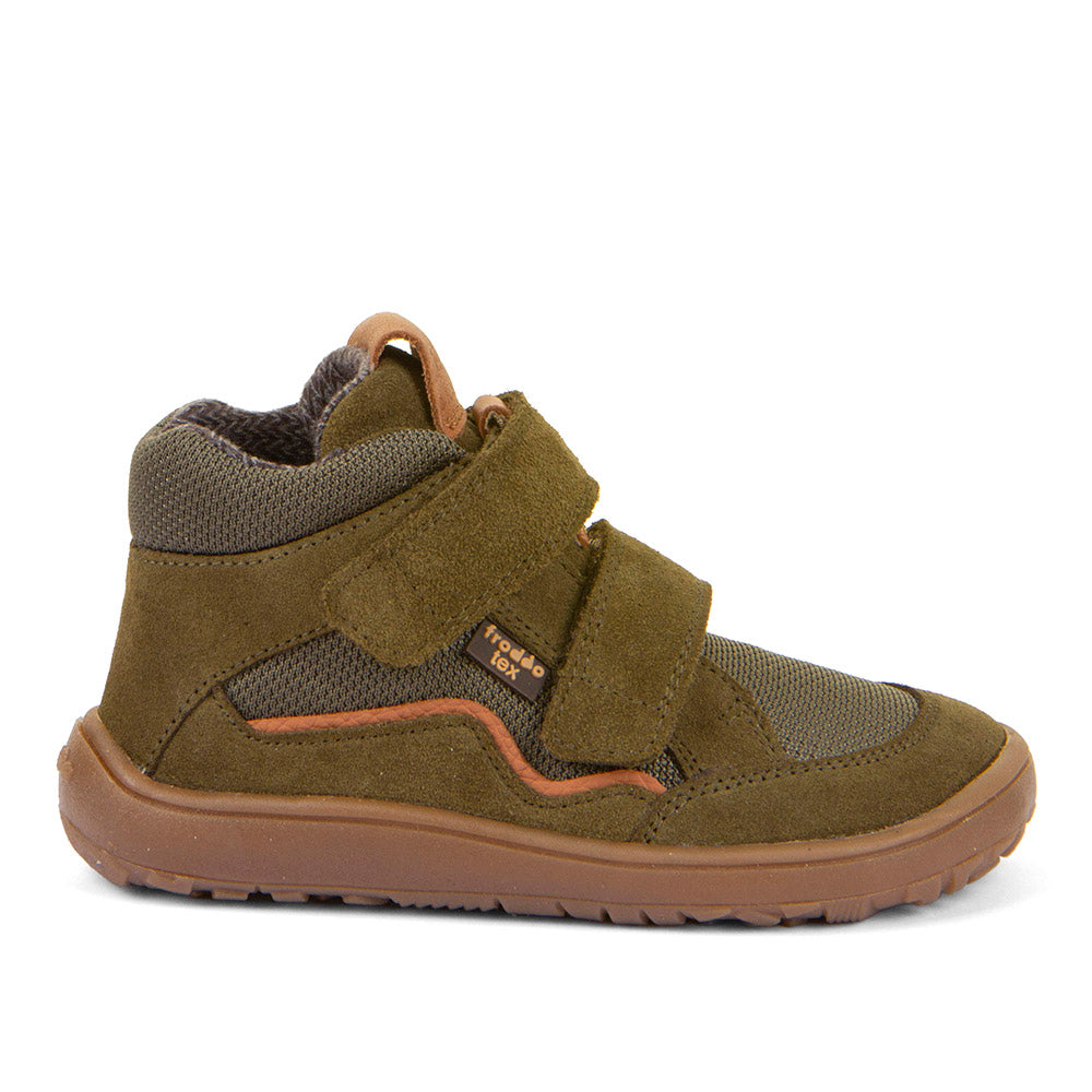 Froddo Barefoot - Tex Autumn Olive - Water Resistant Ankle Boots