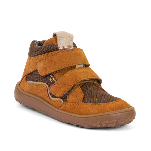 Froddo Barefoot Tex Autumn Cognac - Botines barefoot otoñales resistentes al agua marrones