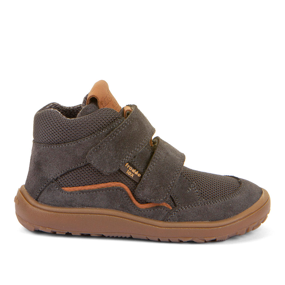 Froddo Barefoot Tex Autumn Grey - Botines barefoot otoñales resistentes al agua grises