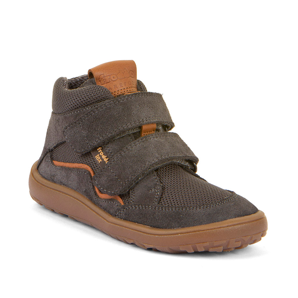 Froddo Barefoot Tex Autumn Grey - Botines barefoot otoñales resistentes al agua grises