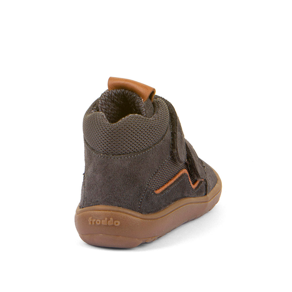Froddo Barefoot Tex Autumn Grey - Botines barefoot otoñales resistentes al agua grises
