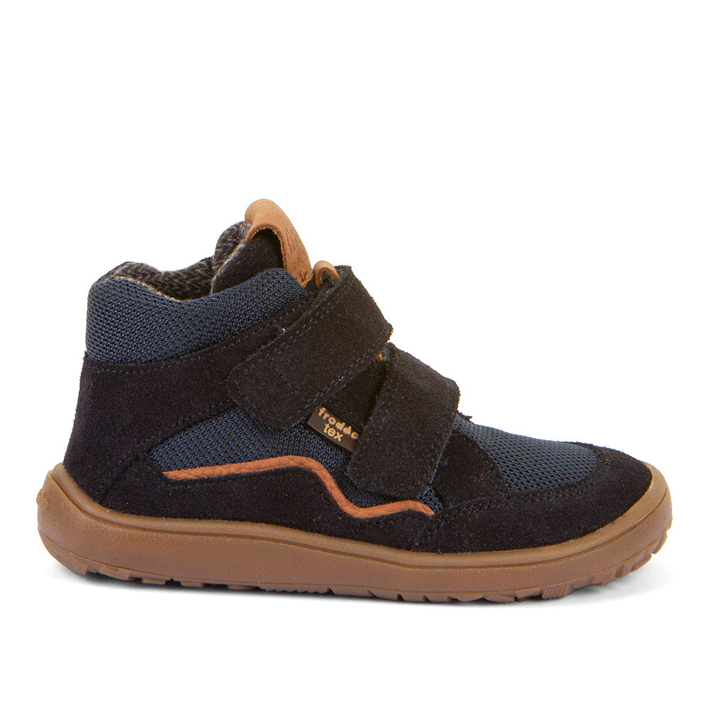Froddo Barefoot Tex Autumn Dark Blue - Botines barefoot otoñales resistentes al agua azul oscuro