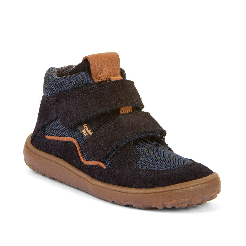Froddo Barefoot Tex Autumn Dark Blue - Botines barefoot otoñales resistentes al agua azul oscuro