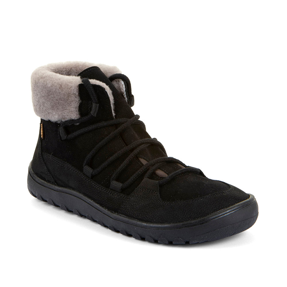 Froddo Barefoot Up Furry W Tex - Water-repellent barefoot ankle boots for women