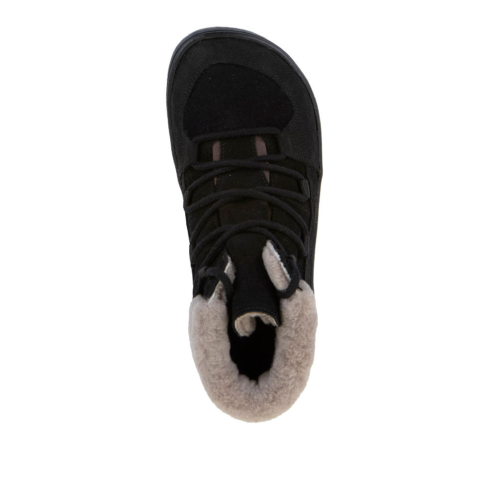 Froddo Barefoot Up Furry W Tex - Water-repellent barefoot ankle boots for women