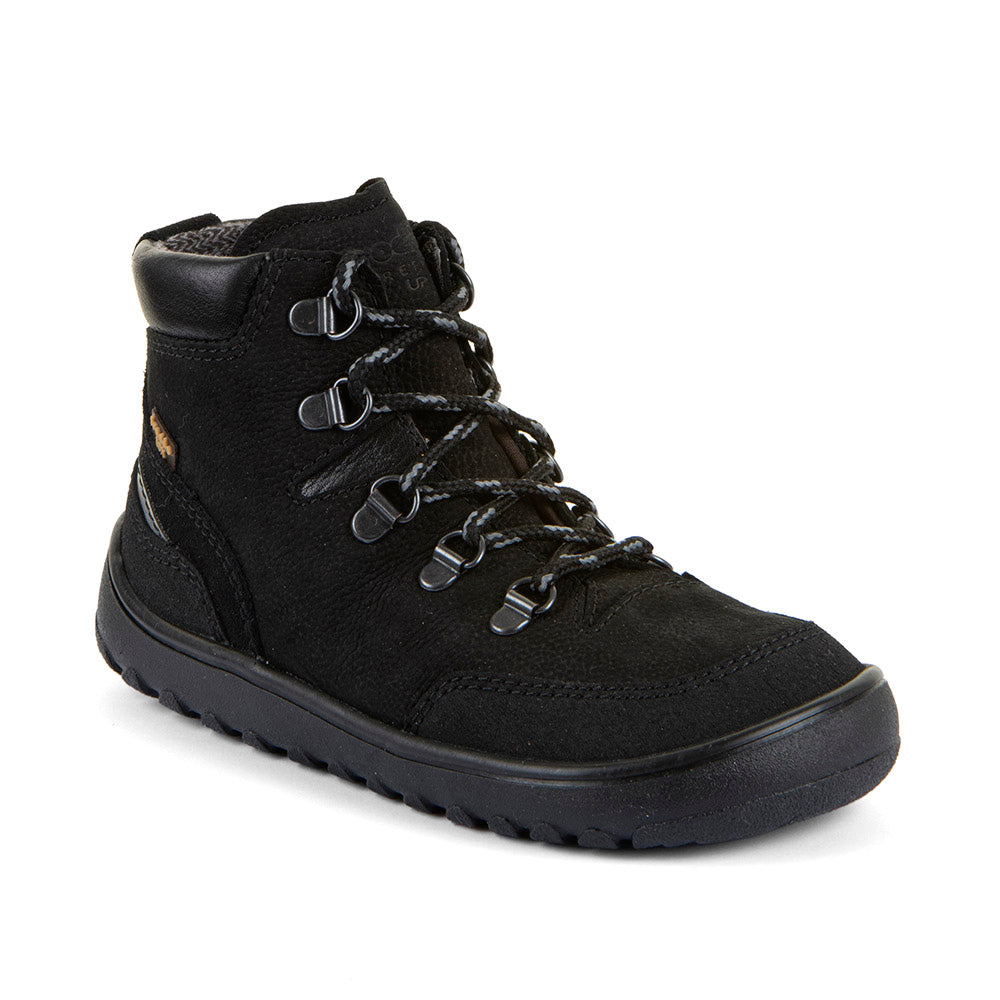 Froddo Barefoot Up Trail Tex Black - Botines barefoot repelentes al agua para mujer