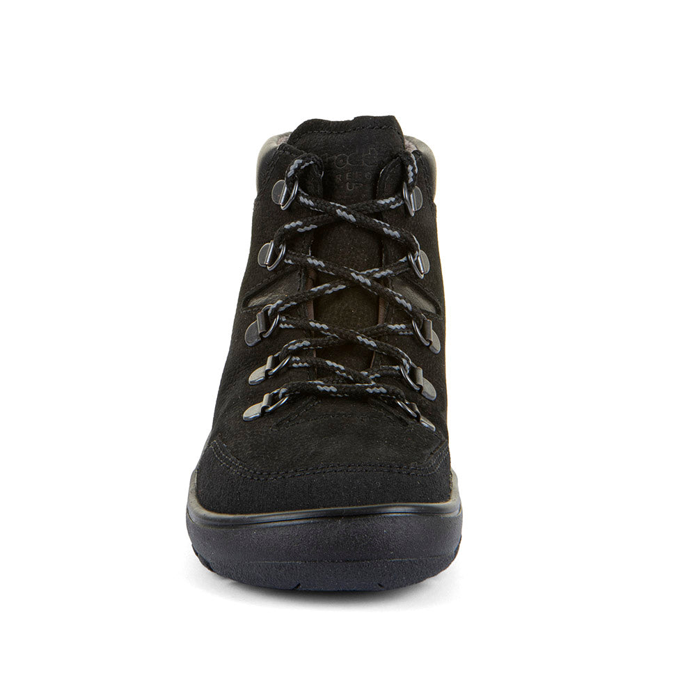 Froddo Barefoot Up Trail Tex Black - Botines barefoot repelentes al agua para mujer
