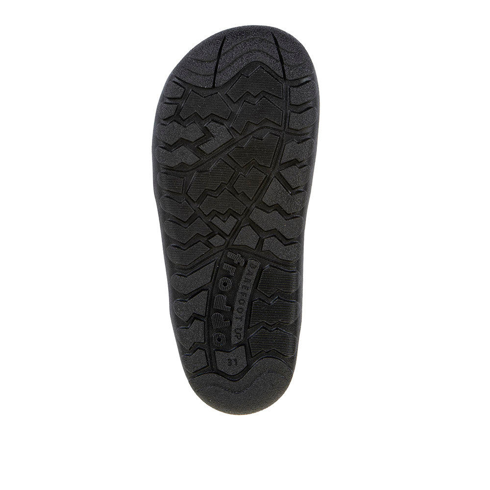 Froddo Barefoot Up Trail Tex Black - Botines barefoot repelentes al agua para mujer