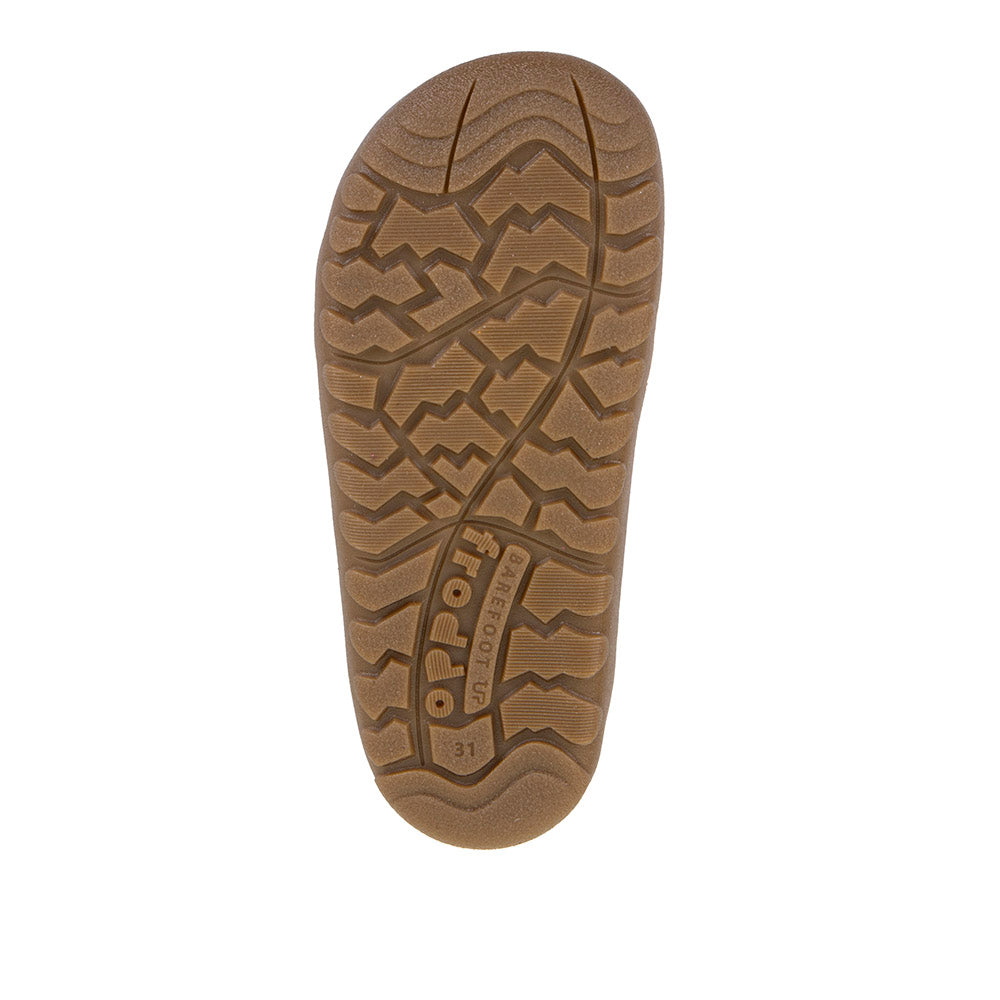 Froddo Barefoot Up Trail Tex Cognac - Botines barefoot repelentes al agua para mujer