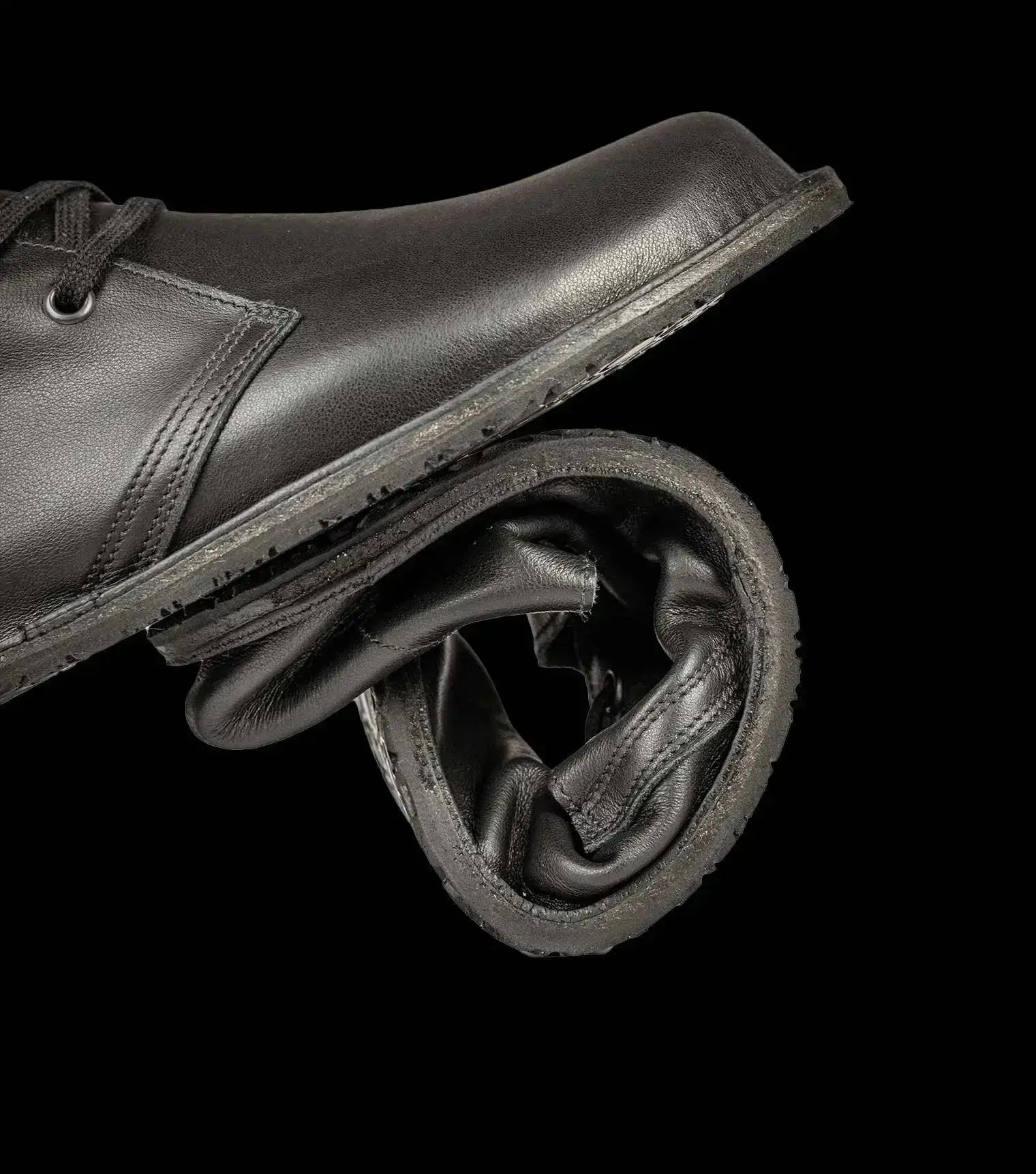 Gaucho Ninja - Barefoot Pals Black Napa - Botines Barefoot unisex negros