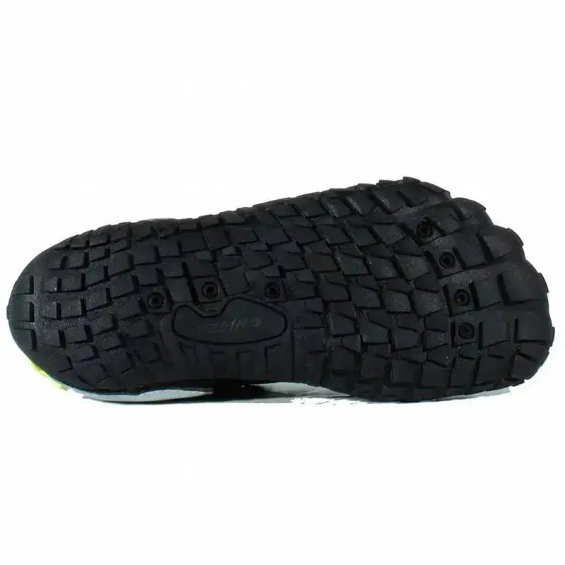 HI-Tec - Abyss Junior Black/Lime - zapatillas barefoot infantiles senderismo