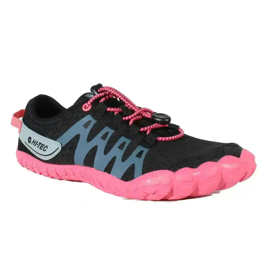 HI-Tec - Abyss Lady Noir/Fraise - chaussures barefoot légères pour trekking et outdoor