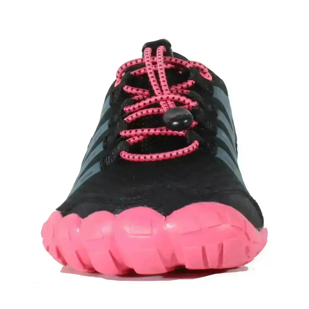 HI-Tec - Abyss Lady Noir/Fraise - chaussures barefoot légères pour trekking et outdoor