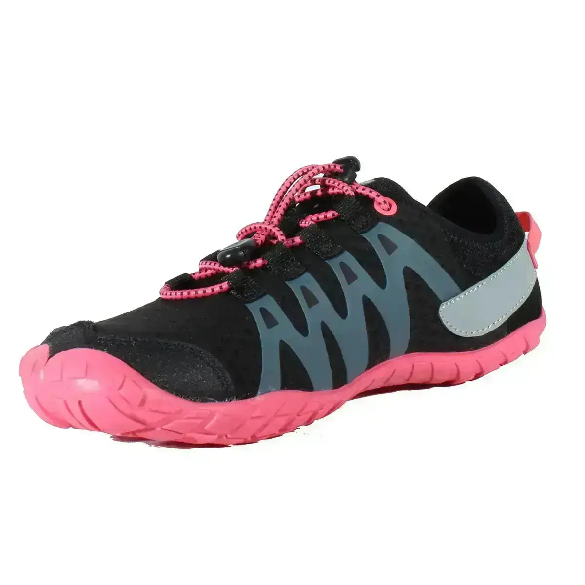 HI-Tec - Abyss Lady Negro/Fresa - zapatillas barefoot de senderismo para mujer