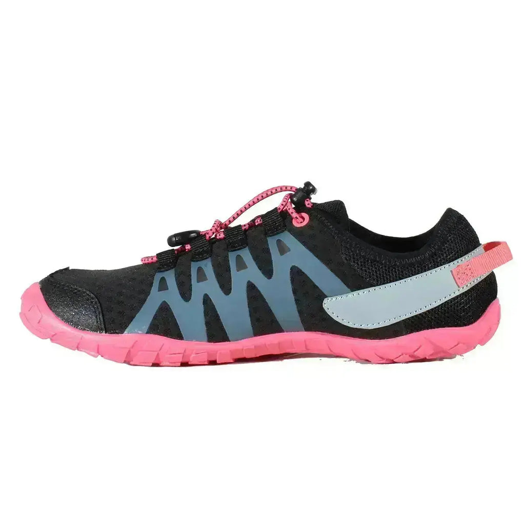 HI-Tec - Abyss Lady Noir/Fraise - chaussures barefoot légères pour trekking et outdoor